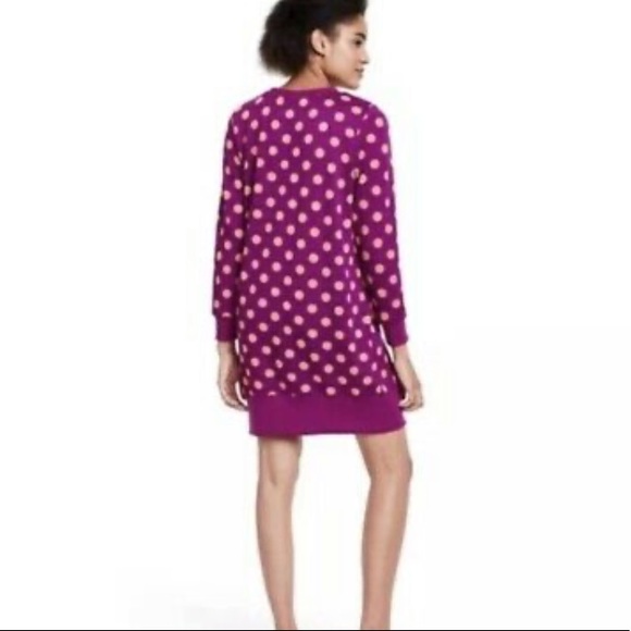 NWT Victor Glemaud @ Target Purple/Pink Dot Tunic Sweater Dress - Picture 2 of 3